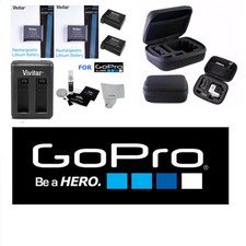 CASE 2 Battery RAPID AC/DC USB CHARGER for GoPro Hero4 BLACK SILVER AHDBT 401