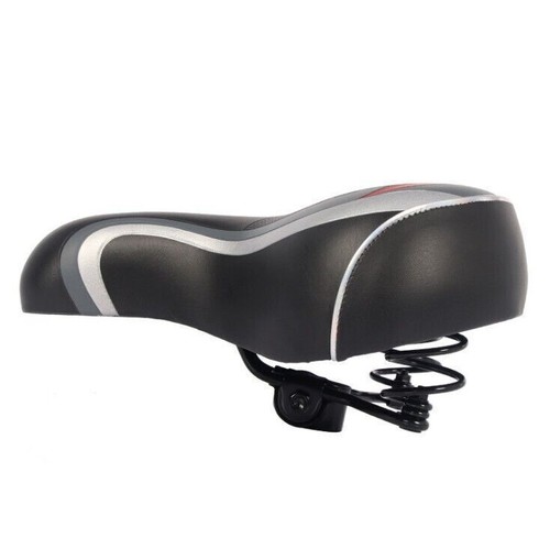 Sedile bici e sella comfort nero extra largo grande ammortizzato uomo e donna D - Foto 5 di 21