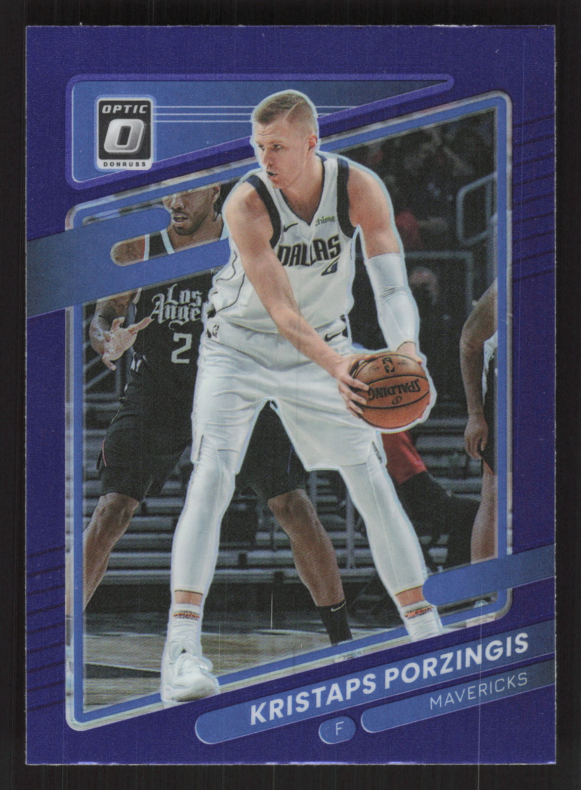 2021-22 Donruss Optic #18 Kristaps Porzingis Purple Dallas Mavericks