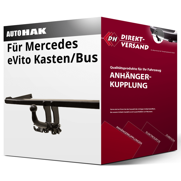 für Mercedes Evito Typ W447 (Auto Hak) AnhäNgerkupplung Horizontal Abnehmbar Neu-image