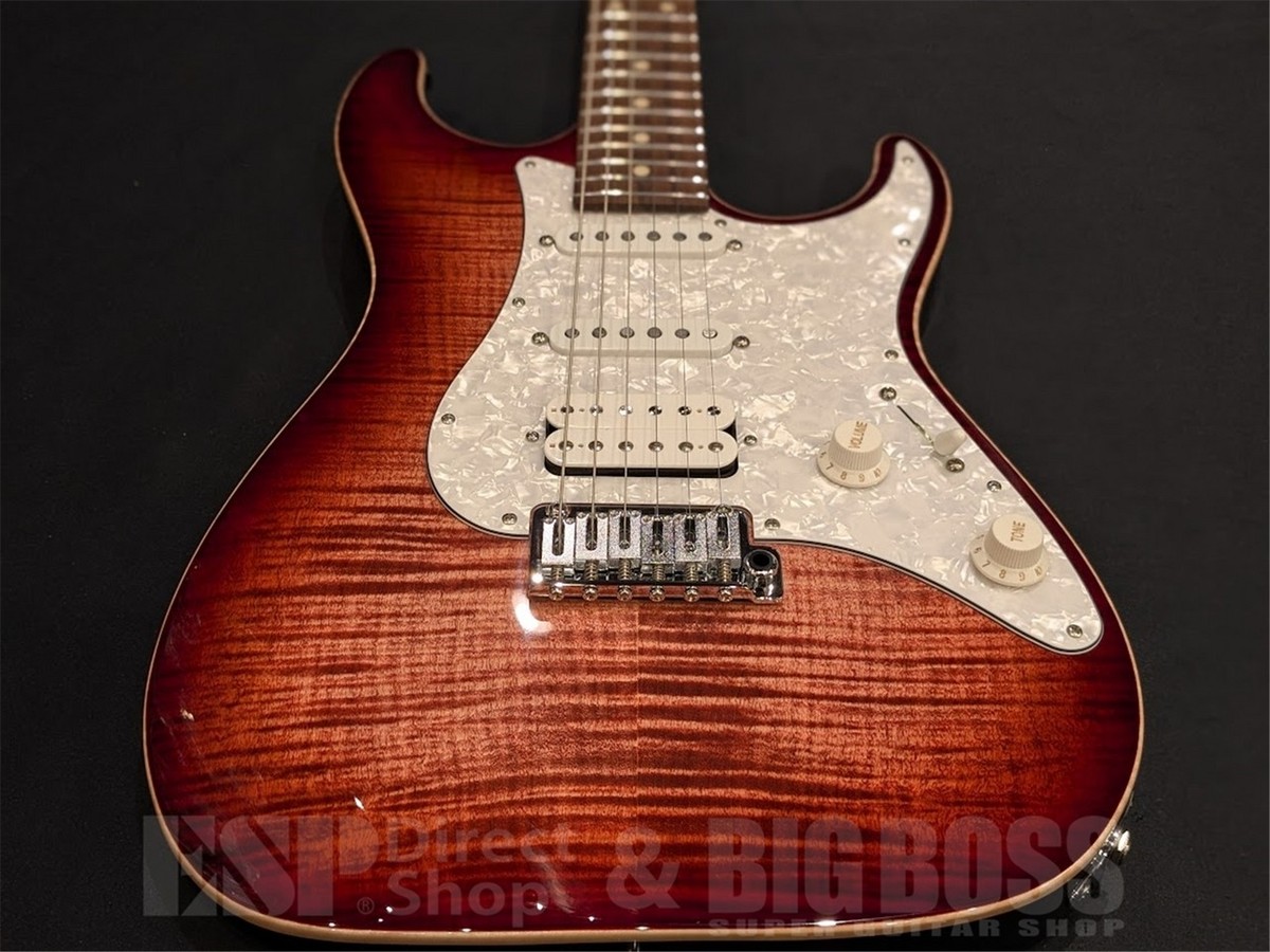 Suhr Standard Plus Matching Head / Faded Trans Wine Red Burst