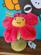 Jellycat retired wild rose Flowerlette Pink! New With tags 