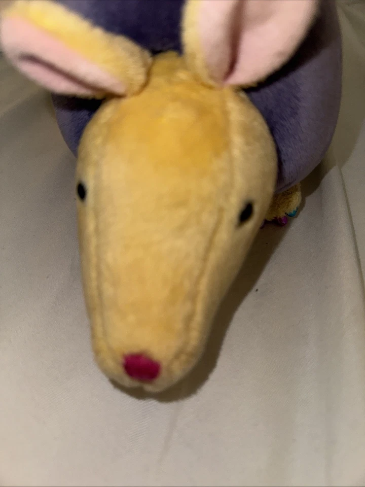 Gund Pelúcia Armadillo Rainbow Pride Edição Limitada HTF Webkinz Sem Código Bebê Raro - Imagem 2 de 4