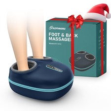 2-in-1 Shiatsu Foot Massager with Heat, Foot Warmer Heating Pad for Circulati...