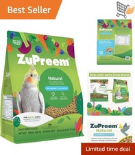 Bird Food Natural Pellets for Medium Birds 2.5 lbs with Vitamins