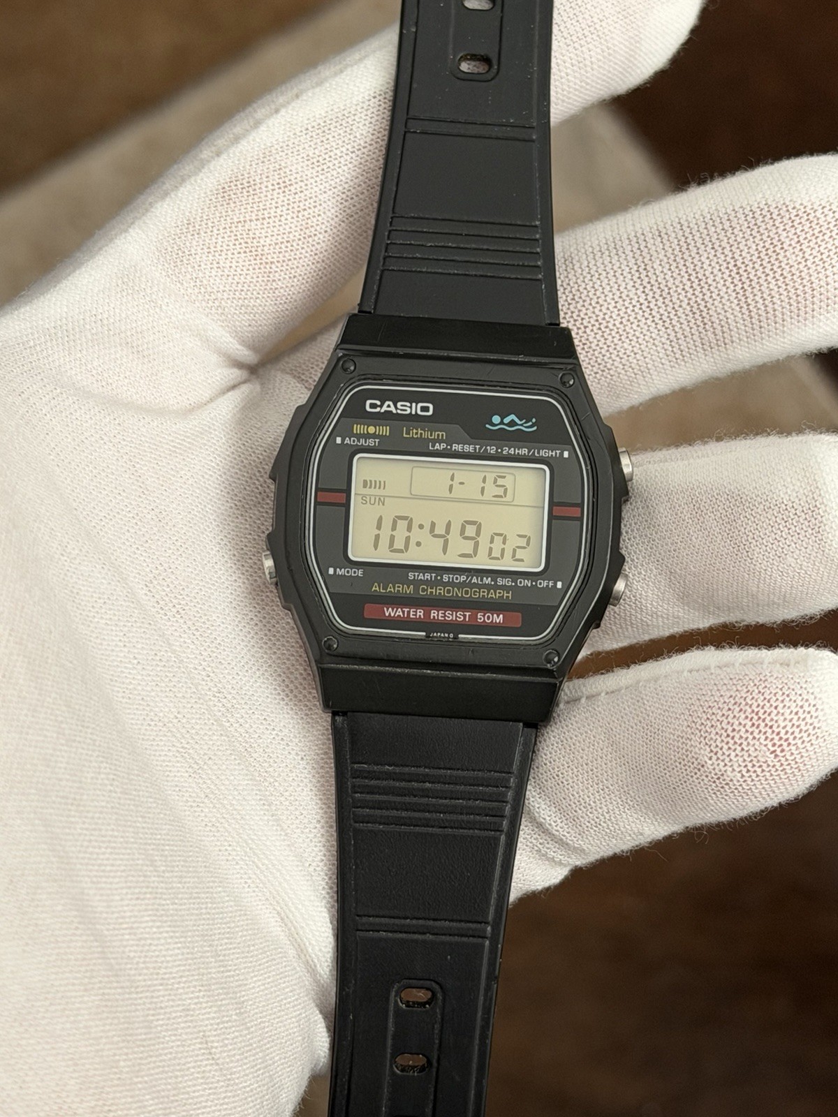 Rare Vintage Casio Swimmer W-20 Men’s Digital Sports Watch JDM 1980s Module 152