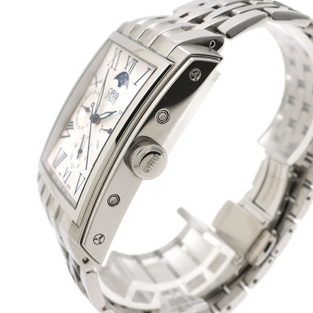 Oris Rectangular Complication Watch Day Date Moon… - image 2