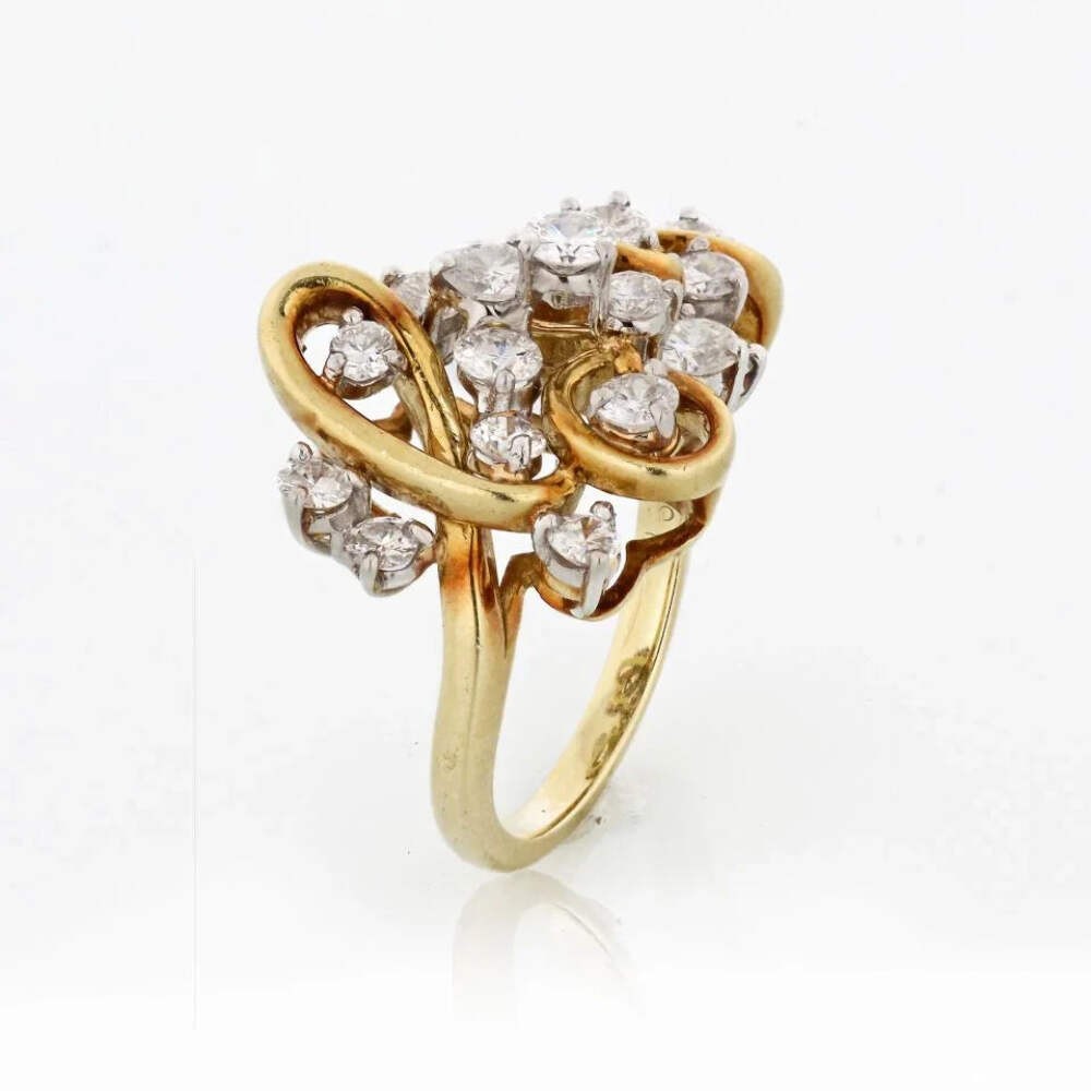 Kurt Wayne Platinum & 18K Yellow Gold 2.50cttw Ro… - image 3