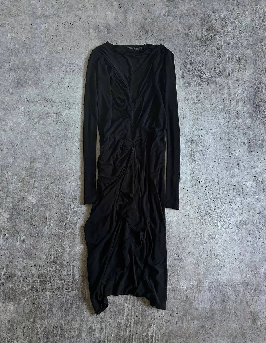 all saints black dress sale AllSaints Dresses for Women for Mesh dress Color:True Black / Charcoal Heather tailoria Men's Designer T-shirts | Its stretch fabric moves