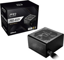 PRO-650G Power Supply - 650W 80 plus Gold Certified, ATX 3.1 Ready, 120Mm Fan, F