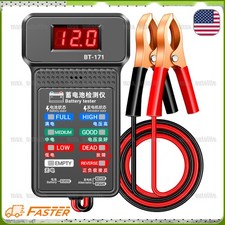 Car Battery Tester Digital Analyzer Car Auto Battery Load Cranking Tester 12v Us