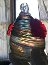 Hummingbird Glass Feeder
