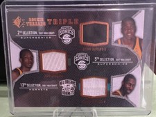 2007-08 Upper Deck SP Rookie Threads Triple Durant Green Wright Supersonics Hor…