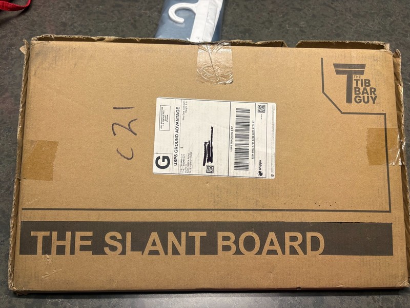 The Tib Bar Guy Slant Board Calf Stretch Squat Wedge Incline Board NEW