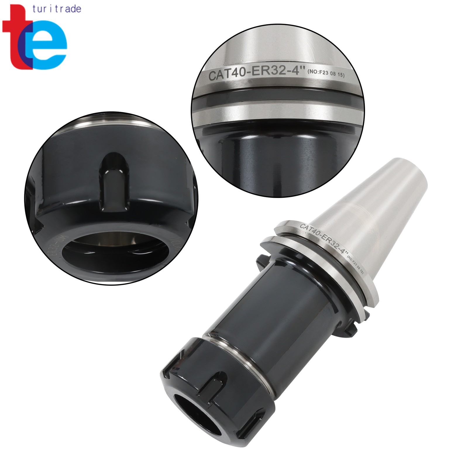 Precision CAT40-ER32-4 Collet Chuck Tool Holder G25 Balanced 3pc 25000 RPM thumbnail 16