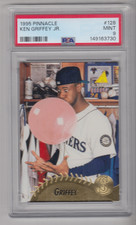 1995 PINNACLE KEN GRIFFEY JR. BUBBLE GUM BUBBLEGUM #128 PSA 9 MINT SP MARINERS