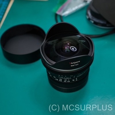 7 Artisans 6mm f/2 APS-C crop sensor fisheye lens for Nikon Z Mount