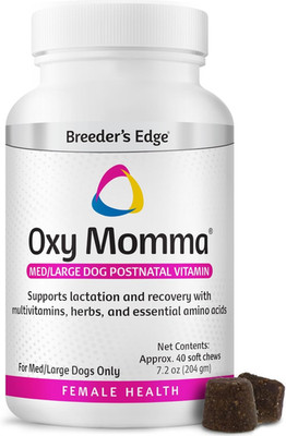Breeder'S Edge Oxy Momma Soft Chews, Postnatal Vitamin Supplement for Lactating 