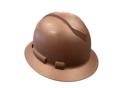 MSA Pyramex Full Brim Copper Ridgeline Protective Safety Hard Hat       #100