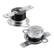 Awozkcd UL/CUL KSD301 125V 16A Thermal Switch,Auto Reset 20°C/68°F, Black