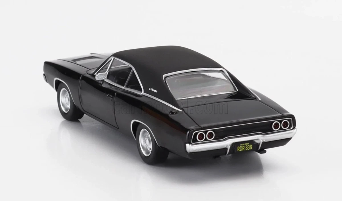 1:43 1968 Dodge Charger -- Black -- Norev 950004