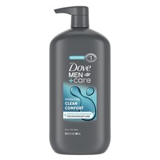 DOVE MEN CARE Body and Face Wash Hydrating 30 Fl Oz Pack of 1 , black