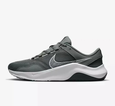 Nike Legend Essential 3 NN Smoke Grey White Training Shoes DM1120-002 Mens Size