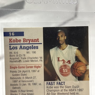 97年のブラジル代表選手のサイン 1997 Score Board Autographed Basketball - Signatures Kobe