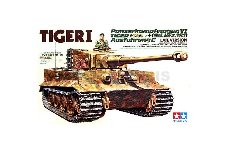 TAMIYA 35146 1/35 German Tiger I Tank Late Version - Immagine 2 di 2