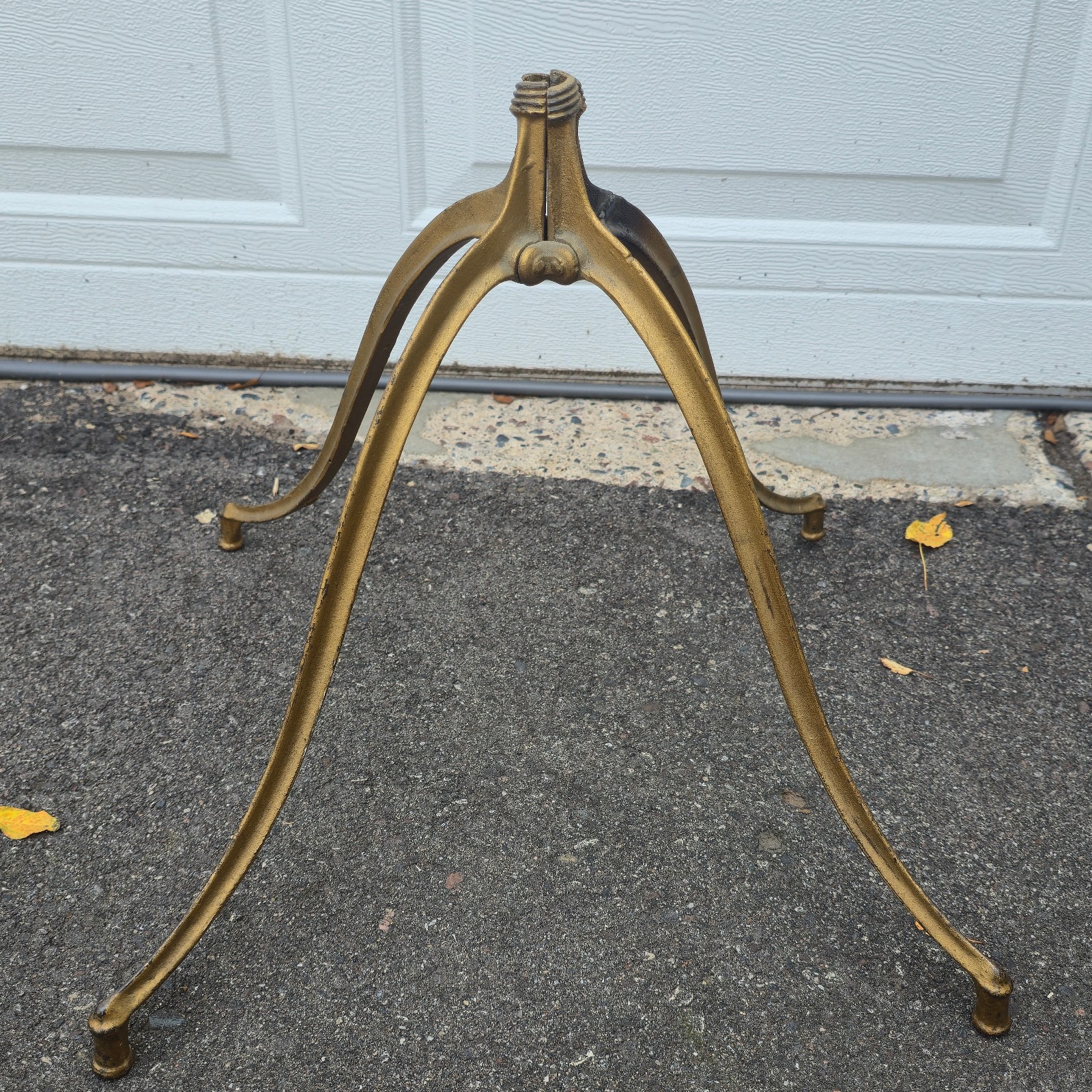 Antique Giffen & Giffen Chicago Brass & Wood Bible Book Music Stand