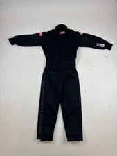 Open Box RaceQuip 1959992 Pro-1 Single Layer Driving Suit - Kids Small, Black