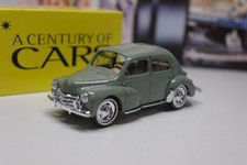 SOLIDO /HATCHETTE / CENTURY OF CARS - RENAULT 4CV GREEN - 1/43 SCALE MODEL CAR