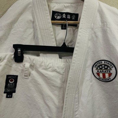 Tokaido Tokyo Japan Karate Gi Uniform Jacket & Pants Martial Arts White Size 7