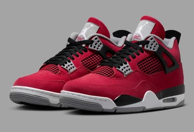 NIKE AIR JORDAN 4 IV TORO BRAVO FQ8138-600 FIRE RED WHITE BLACK PREORDER MENS/GS