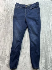 Universal Thread Womens Sz 4/27r Blue Jeans Mid Rise Skinny Stretch Summer Beach