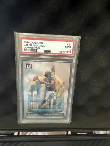 Panini Donruss Downtown! Rookie Caleb Williams PSA 9 CHASER PACK 1-20 CHANCE