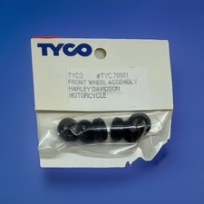 6x TYCO Motorcycle Goldwing Street Bike Front Wheel/Tire Original 70981 NOS