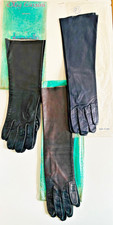 VINTAGE KIDSKIN LEATHER WOMEN'S GLOVES SZ:7, 7.5, 14."-15"L NEW in original pack
