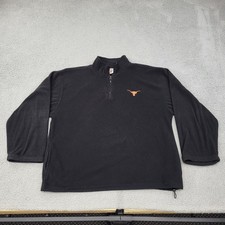 Texas Longhorns Red Oak 1/4 Zip Pullover Mens 2XL XXL Performance Embroidery
