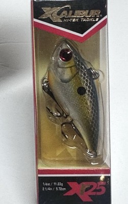 NEW Xcalibur XR25 Lipless Crankbait Discontinued Lure 1/4oz.  2-1/4 - Foxy Mama