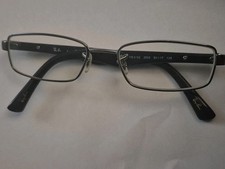 Ray Ban RB6192 2502 Silver Metal Rectangle Eyeglasses Frame 50-17 135 Used