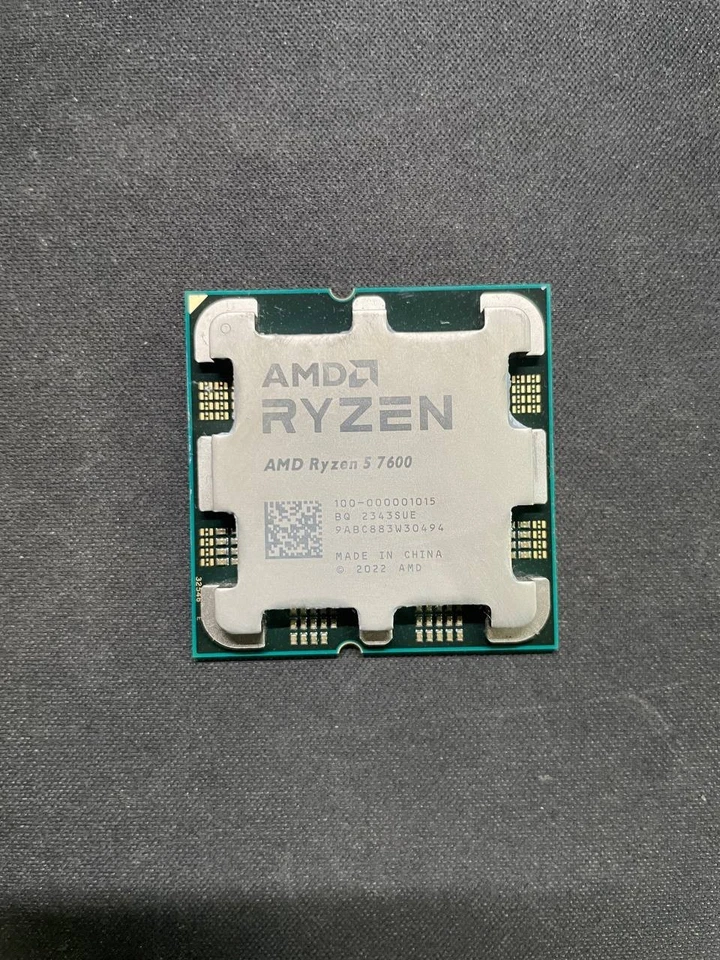 AMD Ryzen 5 7600 (3,8GHz, 6 Cores, Socket AM5) COME NUOVO - Immagine 2 di 3