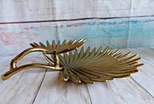 Palm Leaf  2 Tiers Presentation Display Stand Centerpiece Tropical