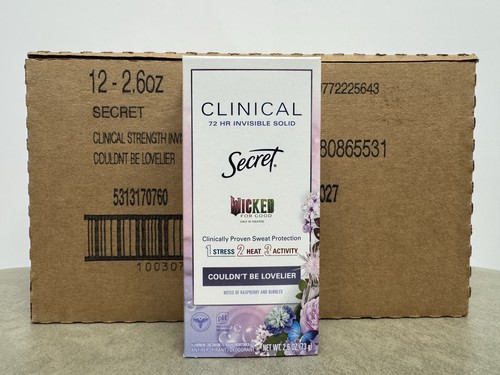 Case of 12 Secret Clinical Strength Wicked Limited Edition Antiperspirant