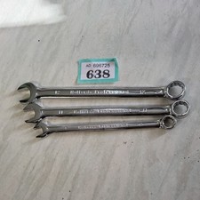 Halfords (x3) Professional Combination spanners 8- 11-12m. Chrome Vanadium VGC.