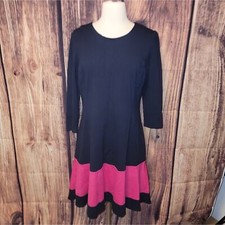 Eliza J Dress Size 14 Blue/Pink