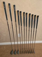 Spalding Molitor Plus Golf Full Set 11 Clubs 3-PW, Driver, 3 & 5 Woods, Stiff