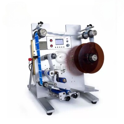 い ZX-130Semi-automatic Round Bottle Labeling Machine Glass Bottle