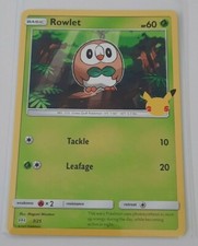 rowlet mcdonalds pokemon card 2021 Pokmon McDonald's Collection 7/25 CGC 9 Mint Oblivion Collectibles Card Number / Rarity Rowlet Holo - Coleccin McDonald's