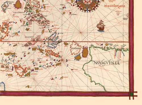 Historic Map - East Asia - Martines 1587 - 31.14 x 23 - Vintage Wall Art - Imagen 3 de 20